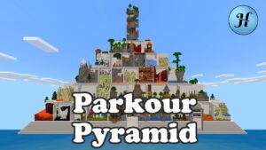 parkour pyramid map logo